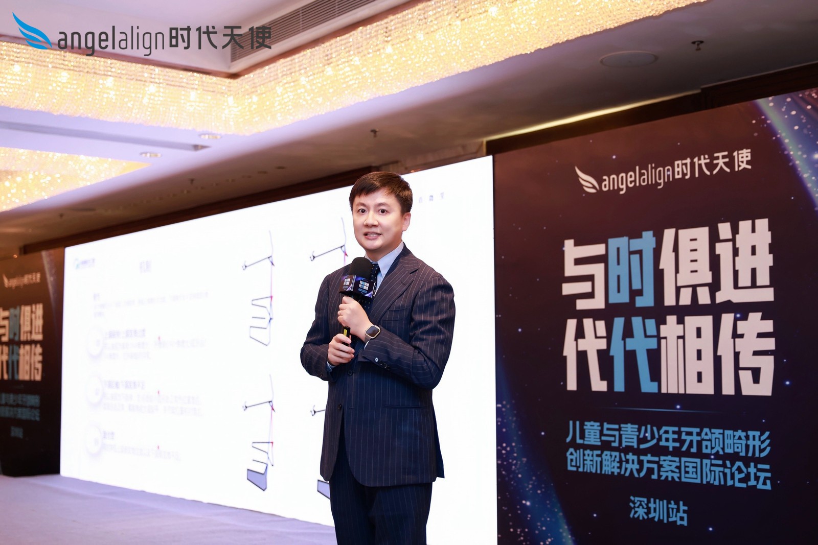 Angelalign时代天使儿童与青少年牙颌畸形创新解决方案国际论坛深圳站收官,赛德阳光集团副总裁周绍楠博士应邀发表专题演讲《早矫or掩饰性治疗——骨性II类隐形矫正方式的探索》 Angelalign时代天使儿童与青少年牙颌畸形创新解决方案国际论坛深圳站收官,赛德阳光集团副总裁周绍楠博士应邀发表专题演讲《早矫or掩饰性治疗——骨性II类隐形矫正方式的探索》